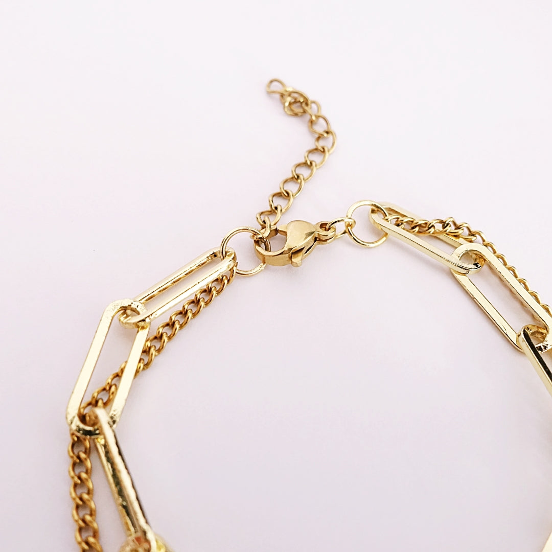 DOUBLE CHAIN BRACELET