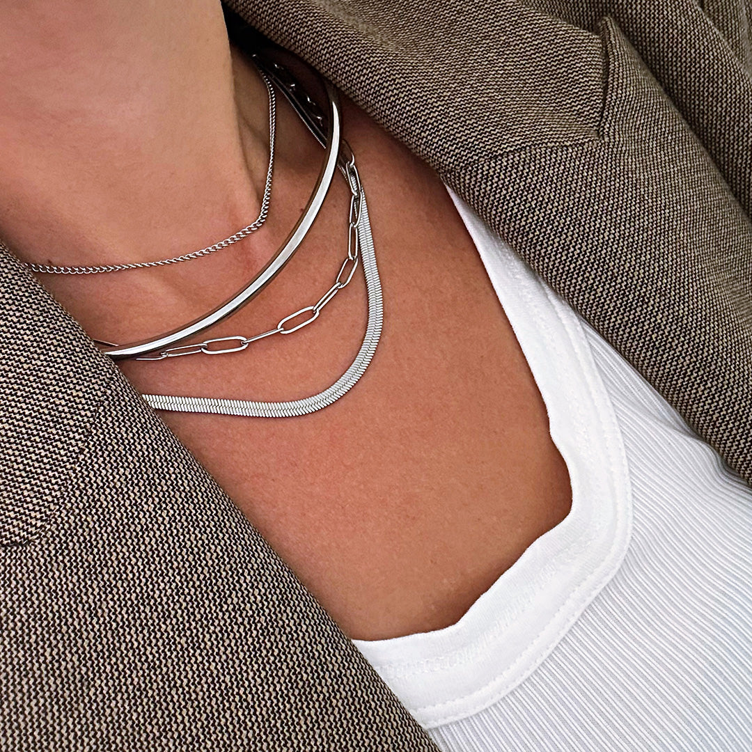 DOUBLE CHAIN NECKLACE