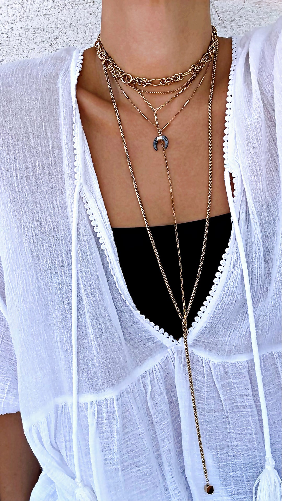 CHUNKY GOLD CHOKER