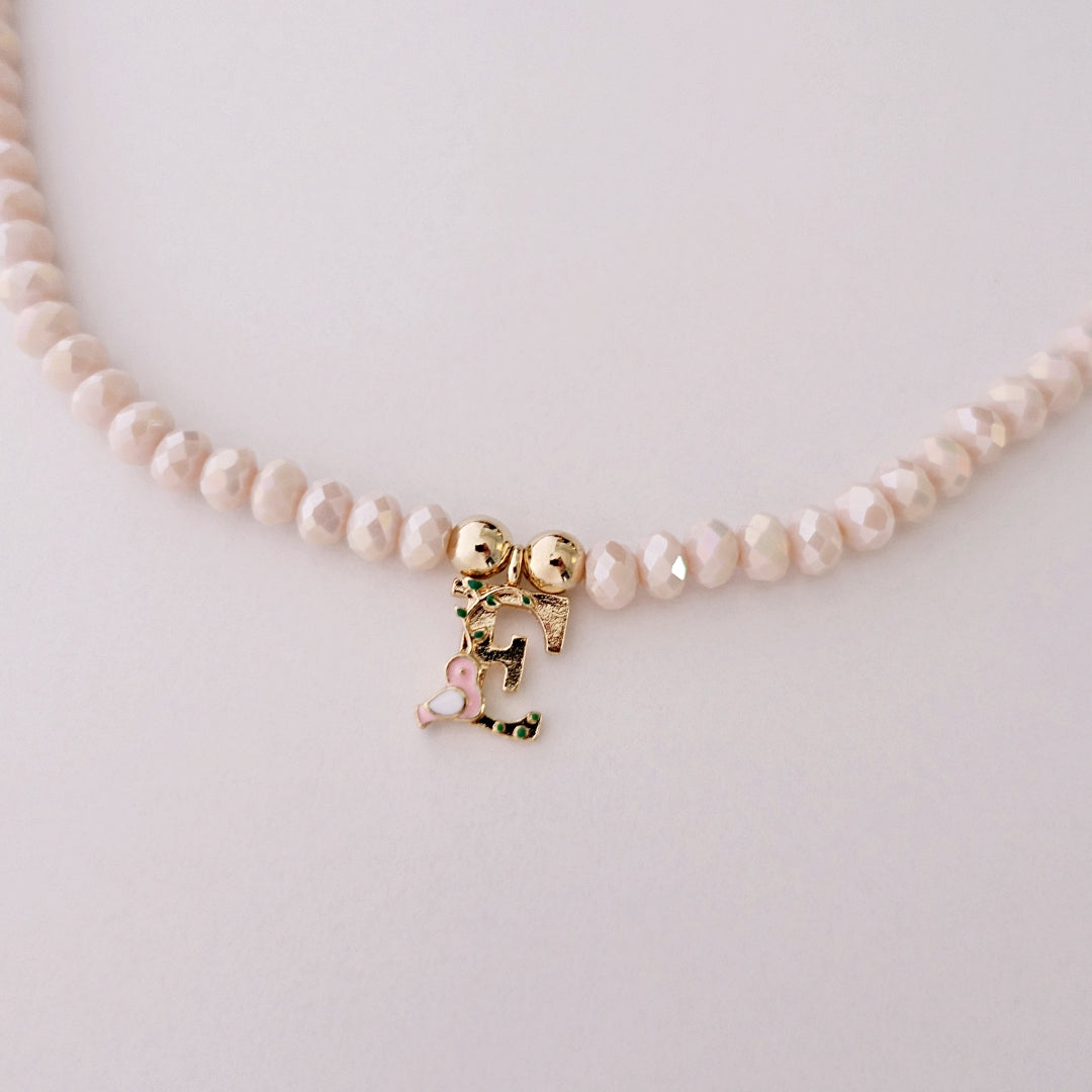 "E" necklace