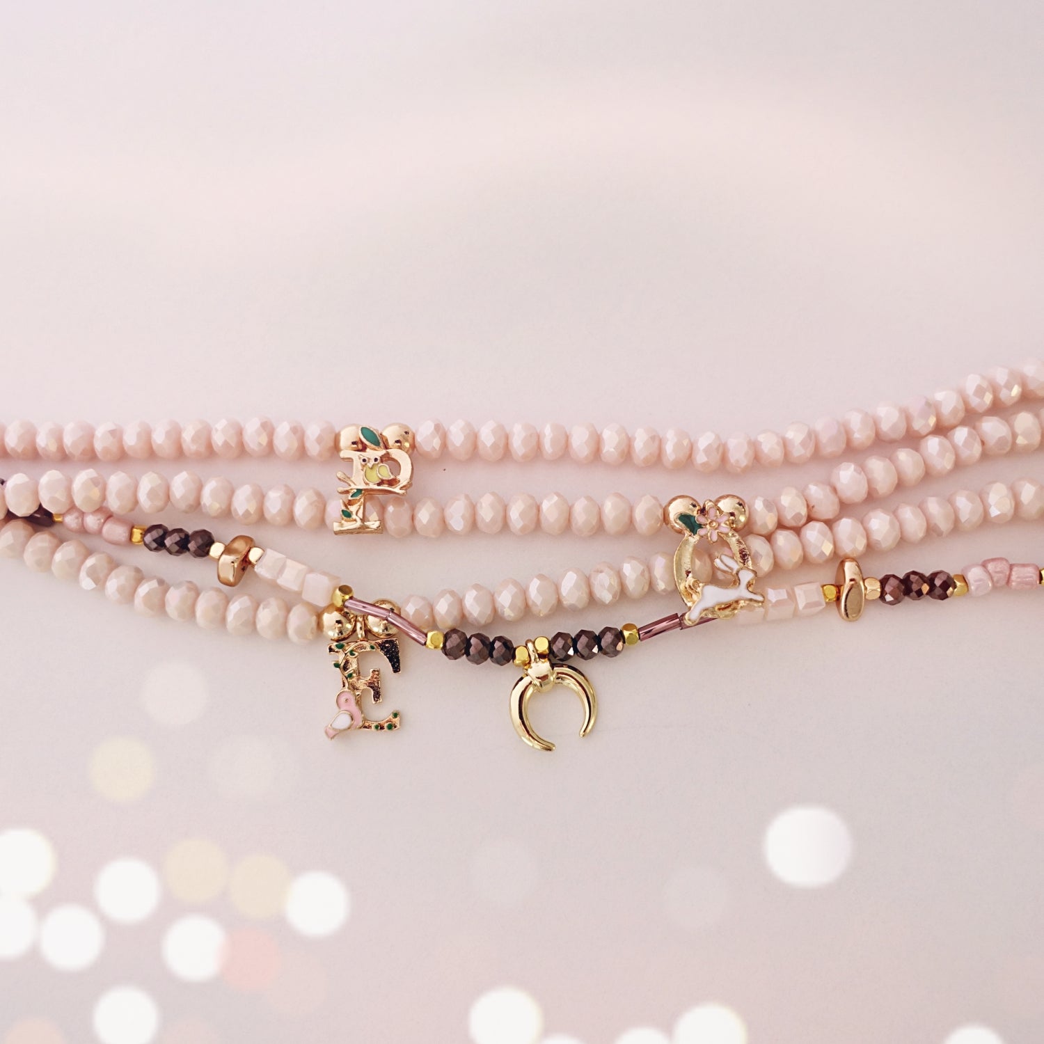 "E" necklace