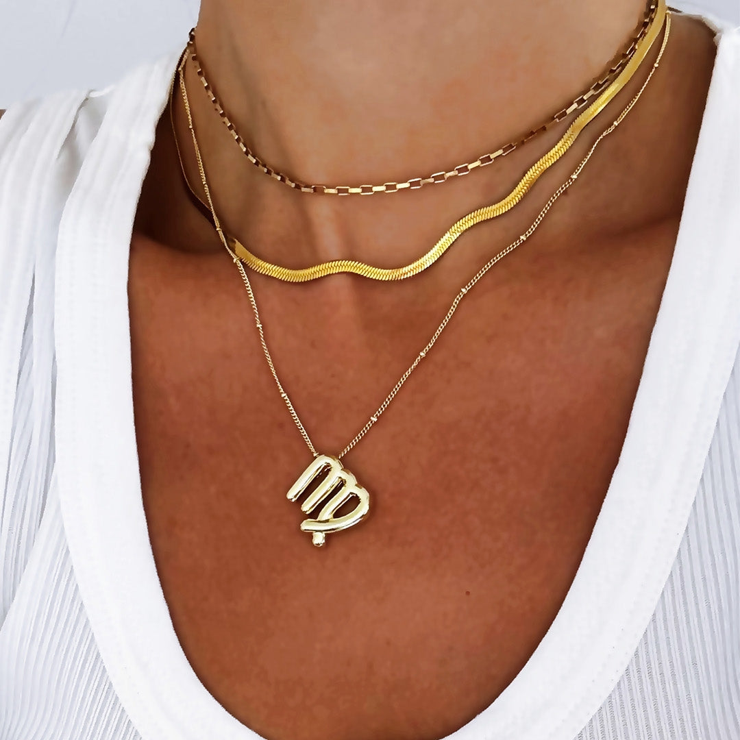 GOLD SNAKE NECKLACE