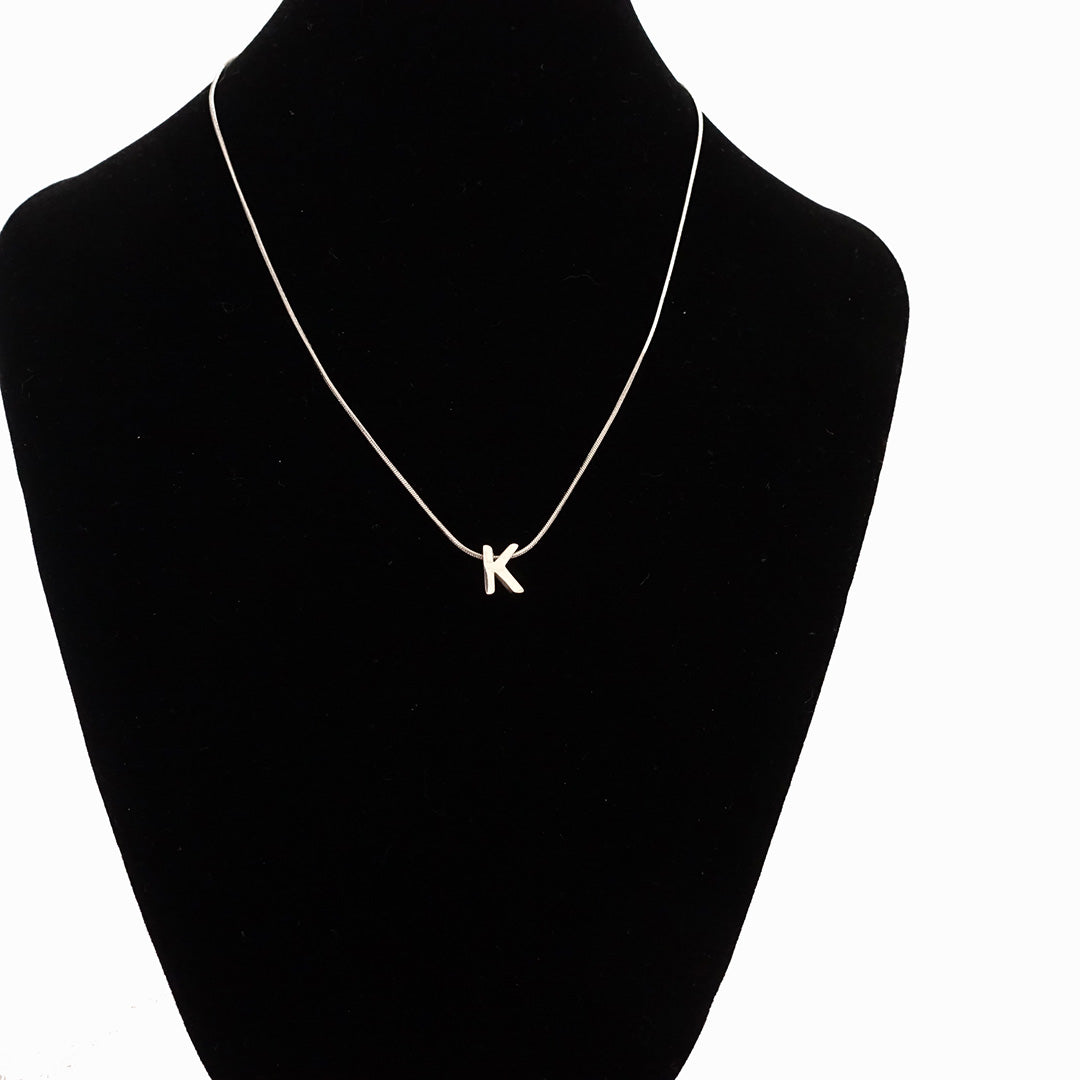 K SILVER NECKLACE
