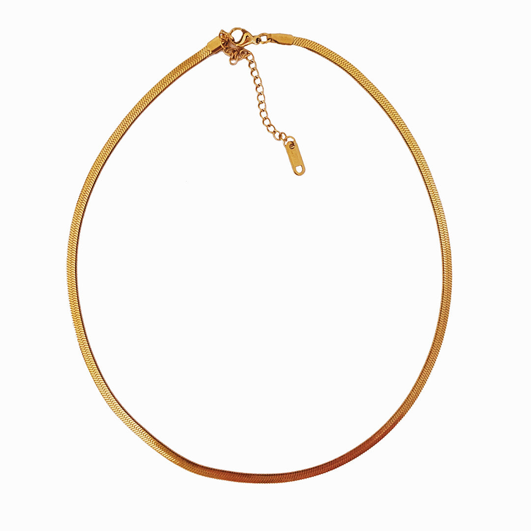 GOLD SNAKE NECKLACE
