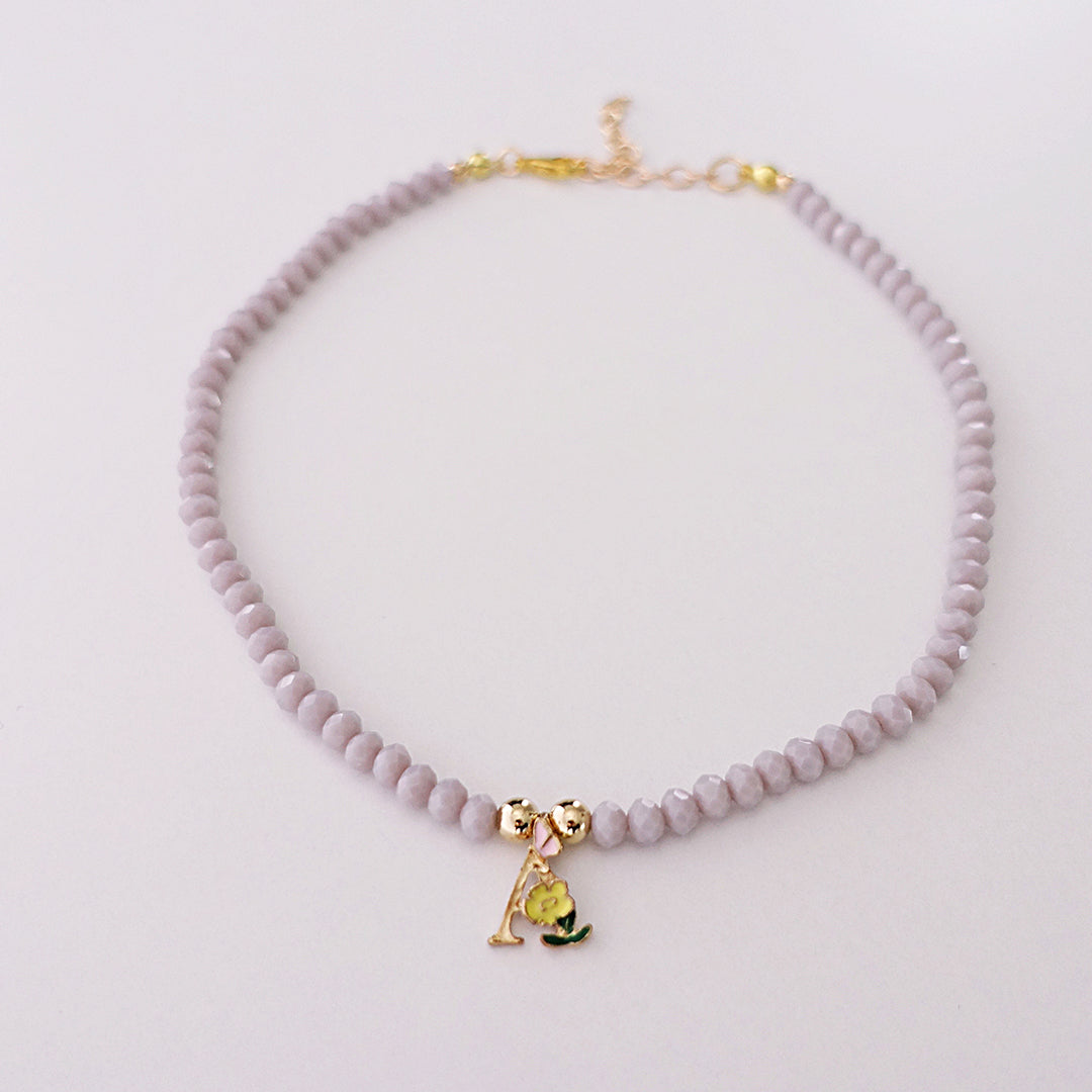 "A" necklace